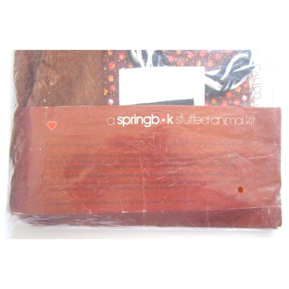 Vintage - A Springbok Stuffed Animal Craft Kit - Scamper the Squirrel - 13" NOS - Picture 6 of 10